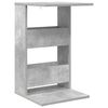 vidaXL Table d'appoint Gris b&eacute;ton 40 x 35 x 60,5 cm Bois d'ing&eacute;nierie