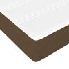 vidaXL Matelas de lit &agrave; ressorts ensach&eacute;s fermet&eacute; moyenne marron fonc&eacute; 120x190x20 cm