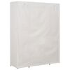 vidaXL Garde-robe Blanc 135 x 40 x 170 cm Tissu