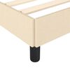 vidaXL Cadre de lit sans matelas cr&egrave;me 100x200 cm tissu