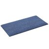 vidaXL T&ecirc;te de lit murale 12 pcs Bleu 30 x 15 cm tissu