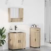 vidaXL Ensemble de mobilier de salle de bain 3 pcs Ch&ecirc;ne Sonoma