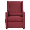 vidaXL Fauteuil de massage Rouge bordeaux Tissu