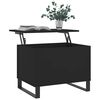 vidaXL Table basse Noir 60x44,5x45 cm Bois d'ingénierie