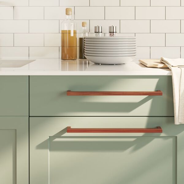 vidaXL Poign&eacute;es d'armoire 5 pcs bronze 320 mm acier inoxydable