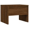 vidaXL Table de chevet Ch&ecirc;ne marron 40x30x30 cm Bois d'ing&eacute;nierie