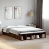 vidaXL Cadre de lit sans matelas ch&ecirc;ne marron 150x200 cm