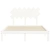 vidaXL Cadre de lit sans matelas blanc 120x200 cm bois de pin massif