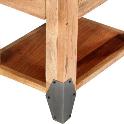 vidaXL Table de chevet 40 x 30 x 51 cm Bois d'acacia massif