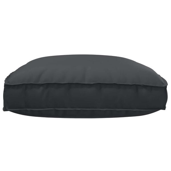 vidaXL Coussin Noir 120 x 80 x 12 cm Tissu Oxford