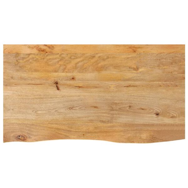 vidaXL Dessus de table &agrave; bord vivant 120x60x2,5cm bois massif manguier