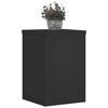 vidaXL Supports pour plantes 2 pcs noir 25x25x35 cm bois d'ingénierie