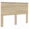 vidaXL Lit de Rangement Ch&ecirc;ne Sonoma 140 x 190 cm Bois d'ing&eacute;nierie