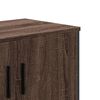 vidaXL Meuble TV chêne marron 122x34x41 cm bois d'ingénierie