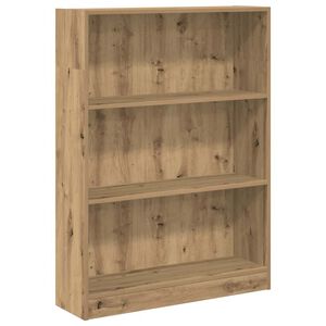 vidaXL Biblioth&egrave;que ch&ecirc;ne artisanal 80x24x109 cm bois d'ing&eacute;nierie