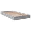 vidaXL Cadre de lit sans matelas sonoma gris 90x190 cm