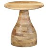 vidaXL Table d'appoint &Oslash;40x40 cm bois de manguier massif