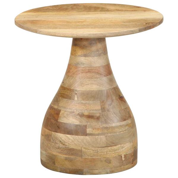 vidaXL Table d'appoint &Oslash;40x40 cm bois de manguier massif