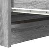 vidaXL Buffet sonoma gris 80x35x99 cm bois d'ingénierie