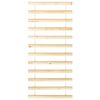 vidaXL Lattes de lit 90x200 cm bois de pin massif