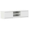 vidaXL Meuble TV Blanc 140x40x35,5 cm Bois d'ingénierie