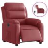 vidaXL Fauteuil inclinable &eacute;lectrique Rouge bordeaux Similicuir