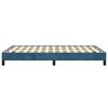 vidaXL Cadre de lit sans matelas bleu fonc&eacute; 120x200 cm velours