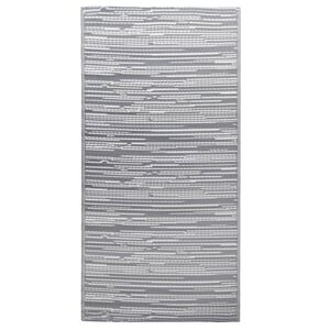 vidaXL Tapis d'ext&eacute;rieur ARAKIL Gris 160x230 cm PP