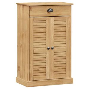 vidaXL Armoire &agrave; chaussures VIGO 60x35x96 cm bois massif de pin