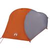 vidaXL Tente de camping &agrave; d&ocirc;me 4 personnes orange imperm&eacute;able