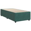 vidaXL Sommier &agrave; lattes de lit avec matelas Vert fonc&eacute; 90x200 cm