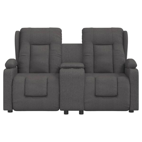 vidaXL Fauteuil de massage inclinable avec porte-gobelets 2 places