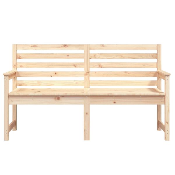 vidaXL Banc de jardin 159,5x48x91,5 cm bois massif de pin