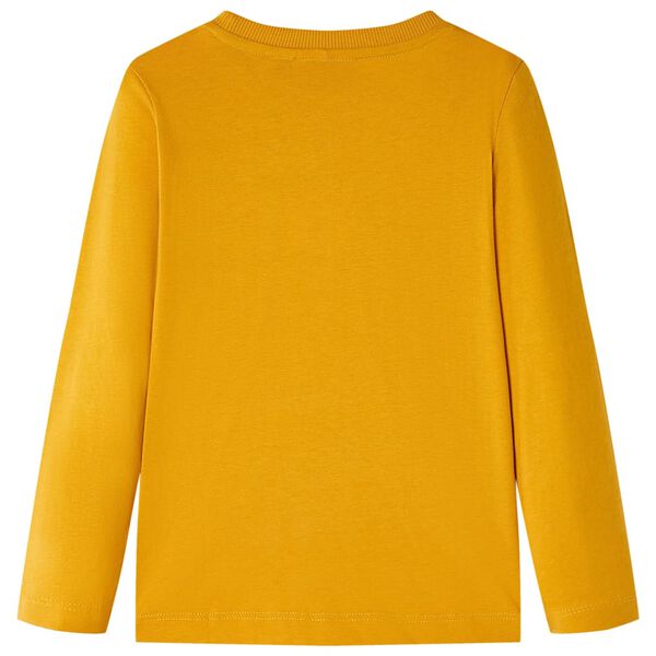 T-shirt enfants à manches longues ocre 92