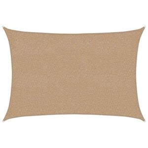 vidaXL Voile d'ombrage 160 g/m&sup2; Taupe 2x2,5 m PEHD