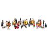 vidaXL D&eacute;cor de Table de No&euml;l Multicolore R&eacute;sine, Plastique