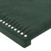 vidaXL Sommier &agrave; lattes de lit avec matelas Vert fonc&eacute; 90x200 cm