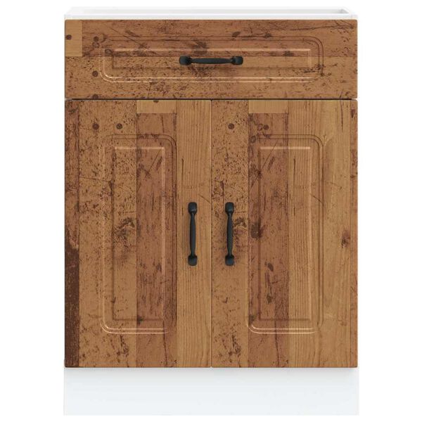 vidaXL Armoire de cuisine Kalmar vieux bois bois d'ing&eacute;nierie