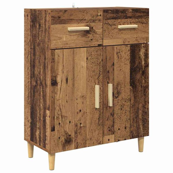 vidaXL Buffet Bois ancien 34 x 69,5 x 89 cm Bois d'ing&eacute;nierie