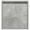 vidaXL Table de chevet murale gris béton 38x34x40 cm