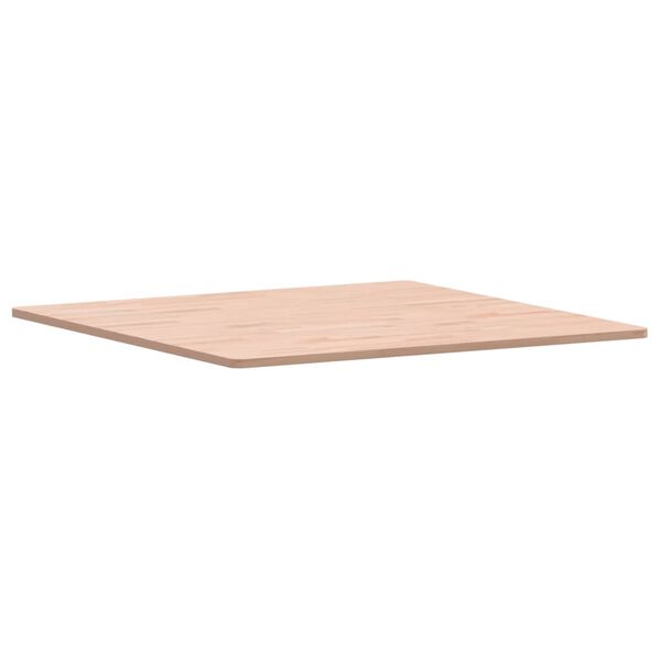vidaXL Dessus de table 80x80x1,5 cm carr&eacute; bois massif de h&ecirc;tre
