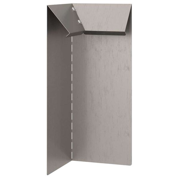 vidaXL Cl&ocirc;ture &agrave; escargots Rouill&eacute; 10 x 10 x 25 cm