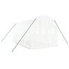 vidaXL Serre avec cadre en acier blanc 8 m&sup2; 4x2x2 m