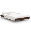vidaXL Cadre de lit sans matelas ch&ecirc;ne marron 120x190 cm