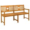 vidaXL Banc ext&eacute;rieur Naturel 150 x 55,5 x 90 cm Bois d'Acacia Massif