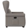 vidaXL Fauteuil inclinable taupe tissu