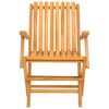 vidaXL Chaises de jardin pliantes lot de 6 61x67x90cm bois massif teck