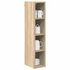 vidaXL Armoire suspendue avec stockage Ch&ecirc;ne Sonoma 20 x 29,5 x 100 cm