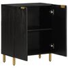 vidaXL Buffet noir 60x33x75 cm bois d'ing&eacute;nierie