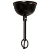vidaXL Lampe suspendue industrielle 25 W Noir Rond 40 cm E27